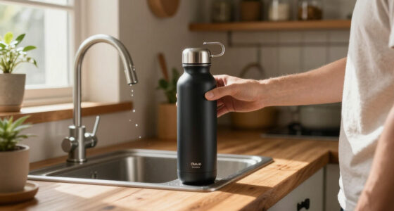 Owala FreeSip Stainless Steel Water Bottle 32 Oz Very, Very Dark