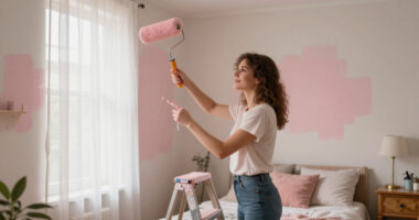 She Painted More Than Just The Walls In Her Dreamy Bedroom Retreat