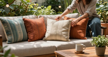 These Designer Outdoor Pillows Are So Pretty, I’d Use Them Indoors