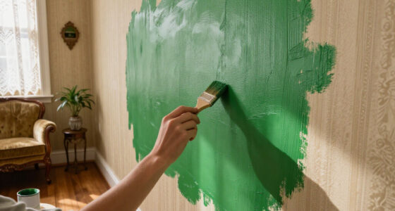 They Turned Their Beige 1900S Parlor Into A Bold, Green “Analog Room”