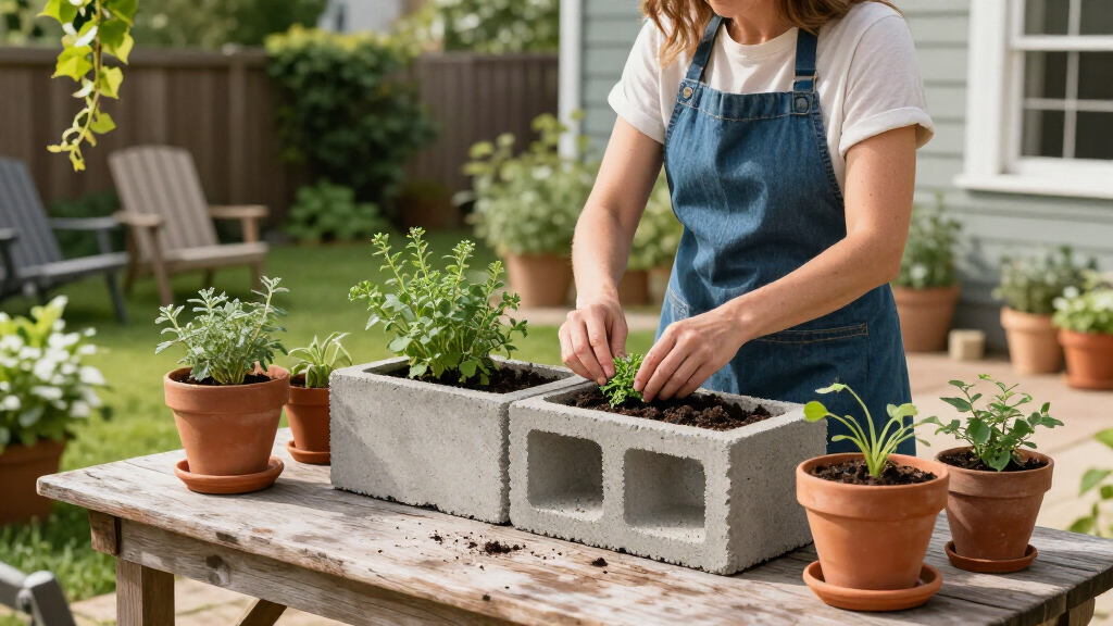 16 Ways To Transform Concrete Blocks Into Home & Garden Treasures