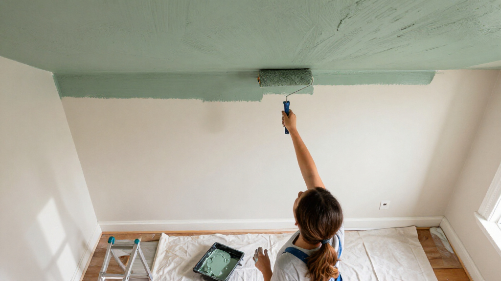 Are You Brave Enough To Paint A Gloss Ceiling? The 'Next Step' Of Color Drenching, Debated