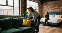Before, It Was Your Standard Developer's Loft Conversion — After, It's A Hotel-Worthy Bedroom 'Suite' With A Ceiling Detail You'll Want To Steal