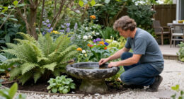 Ditch Basic Birdbaths: The Home Depot Find That'll Blend Into Your Landscape