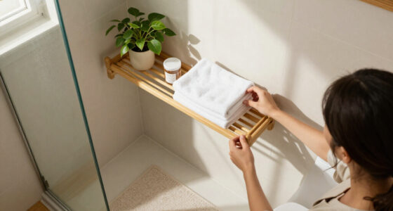 Skip Traditional Shower Curtains: Add Storage To Small Baths With A Space-Saving Alternative