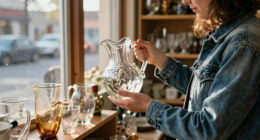 The Beautiful And Rare Glass Pitcher From The '50S Thrifters Dream Of Finding