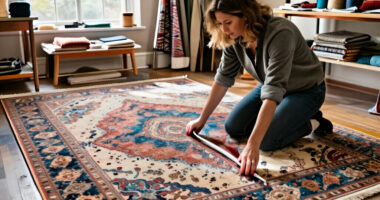 This Designer Has Crafted Rugs For The Rolling Stones And The Royal Family — His DIY Hack To Visualize The Perfect Rug Size Will Save Your Room Layout
