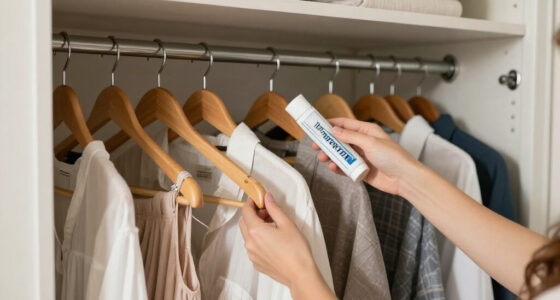 Use An Empty Toothpaste Tube To Double Your Closet Hanging Space